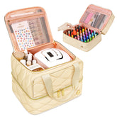 Organiseur YOREPEK pour vernis avec 42 emplacements et rangement stable.