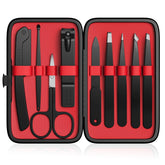 Yougai kit-pinces 9 pièces avec étui cuir, rangement pratique pour la maison.