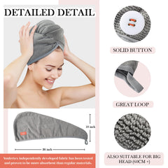 Design turban twist YoulerTex qui maintient les cheveux en place pendant les routines.