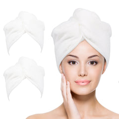 YoulerTex serviette cheveux microfibre turban 10x26, pour un séchage rapide après la douche.