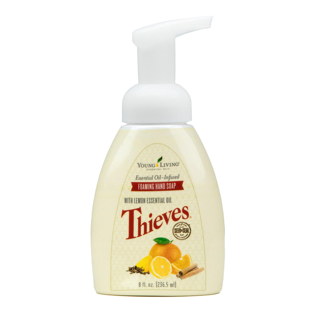 Young Living Thieves – bouteille savon mousse mains, 8 oz, nettoyage efficace