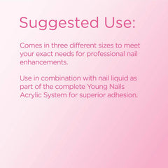 Poudre Core Rose Young Nails pour des extensions naturelles et lumineuses.