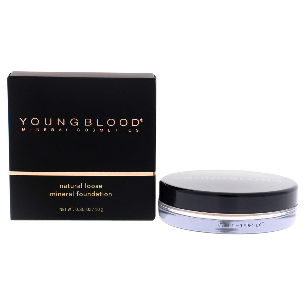 Poudre minérale libre Youngblood en teinte neutre pour un fini naturel et lumineux