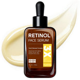 Sérum rétinol YouthVibe en flacon pompe, hydratation durable.