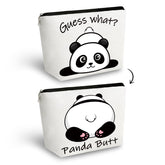 Yoxiumi Panda Tête: design charmant pour mettre en valeur votre maquillage lors de vos déplacements.