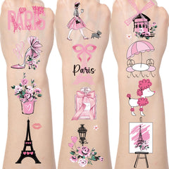 Tatouages Yoyuspy Paris Tour Eiffel : décor chic pour fête et photos mémorables.