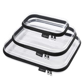Etui rigide transparent YQBRAO pour un rangement rapide et propre à la maison.