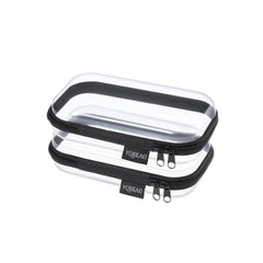 Etui YQBRAO rigide double avec vue clair pour trouver rapidement les essentiels.