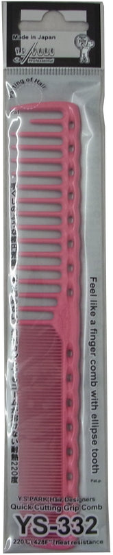 Y.S.PARK peigne de coupe YS-332 rose, outil précis pour un coiffage net