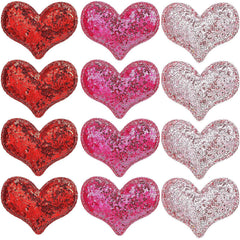 Pince-coeur Yssreey avec paillettes arc-en-ciel, idéale pour un look festif.