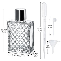 Entonnoirs en verre Yu Feng facilitant un remplissage propre et rapide.