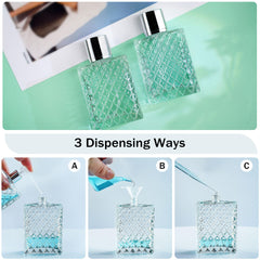 Pompe-dispensateur en verre Yu Feng pour une pulvérisation homogène.