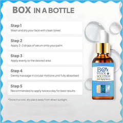 Gouttes doseuses du sérum Yuanyuuo 2Box pour une application précise.