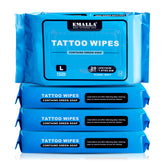 Lingettes savon vert Yuelong pack 80, pratique pour le tatouage et l'après-soin.