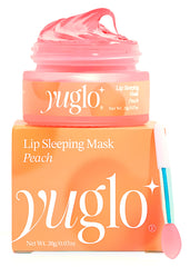 YuGlo Masque nocturne lèvres pêche : application douce pour lèvres sèches et hydratées