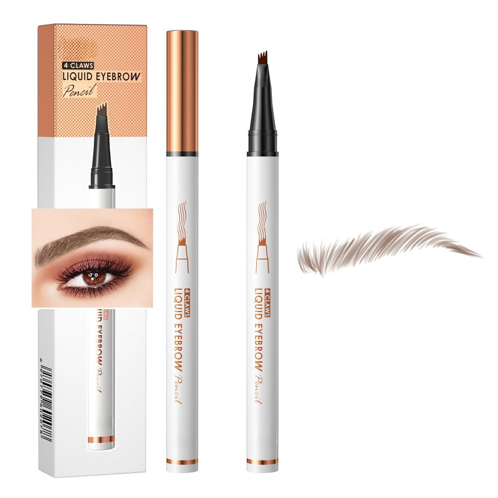Stylo Yulinlon Q707 avec 4 pointes précises pour sourcils définis et naturels.