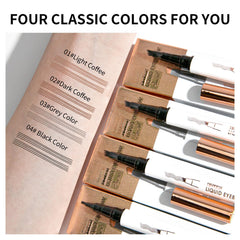 Texture liquide riche assure couleur durable et naturelle.