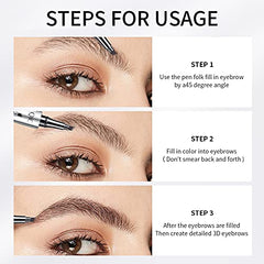 Longue tenue et résistance à l’eau pour des sourcils impeccables.