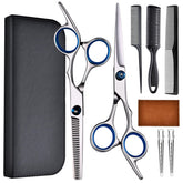 YUQGAOP ciseaux coiffure professionnels, ensemble complet pour coupes nettes à domicile.
