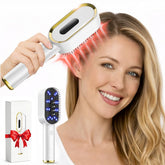 Brosse laser Yuxian en action sur cuir chevelu pour croissance des cheveux