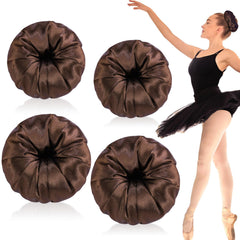 Yuxung chignon donut satin, chignon petit et portable pour déplacements rapides.
