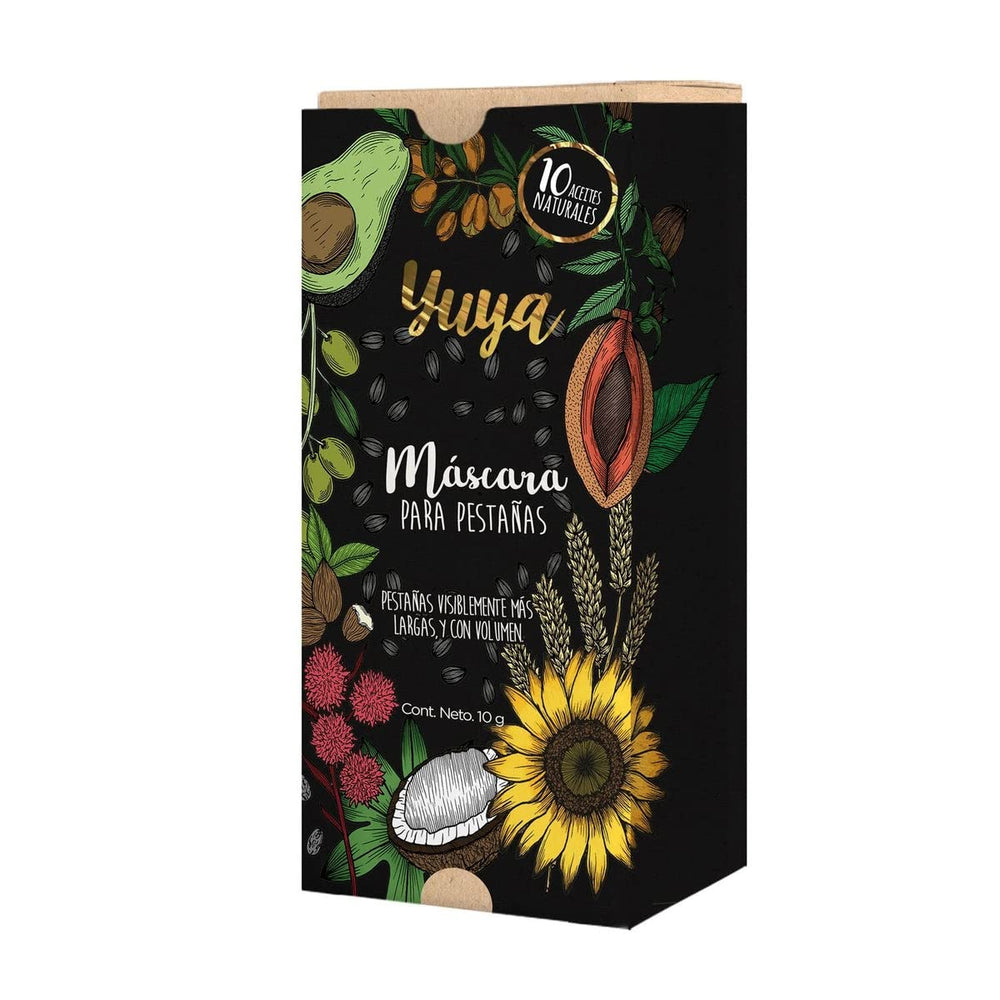 YuYa Mascara huile naturelle avec brosse fine pour une application homogène