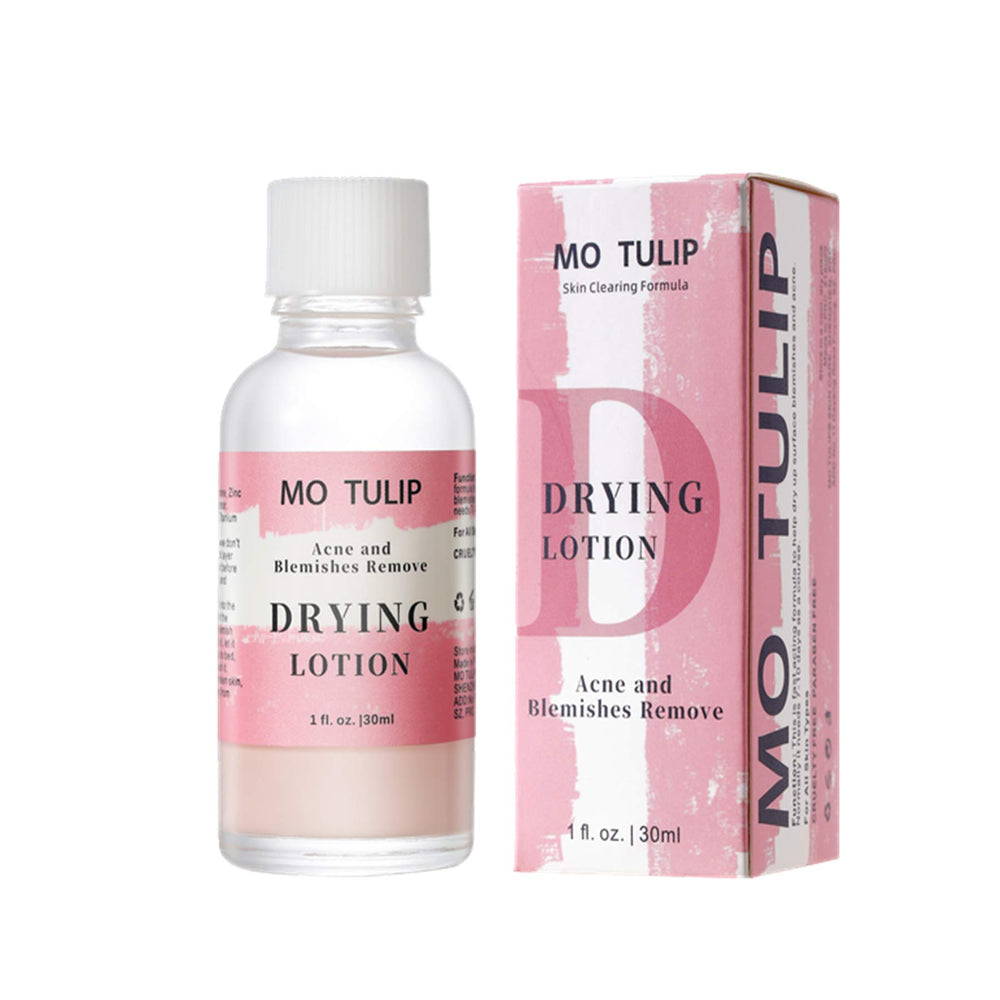 MO TULIP de YUZAMOOR, flacon rose prêt pour le soin ciblé des imperfections.