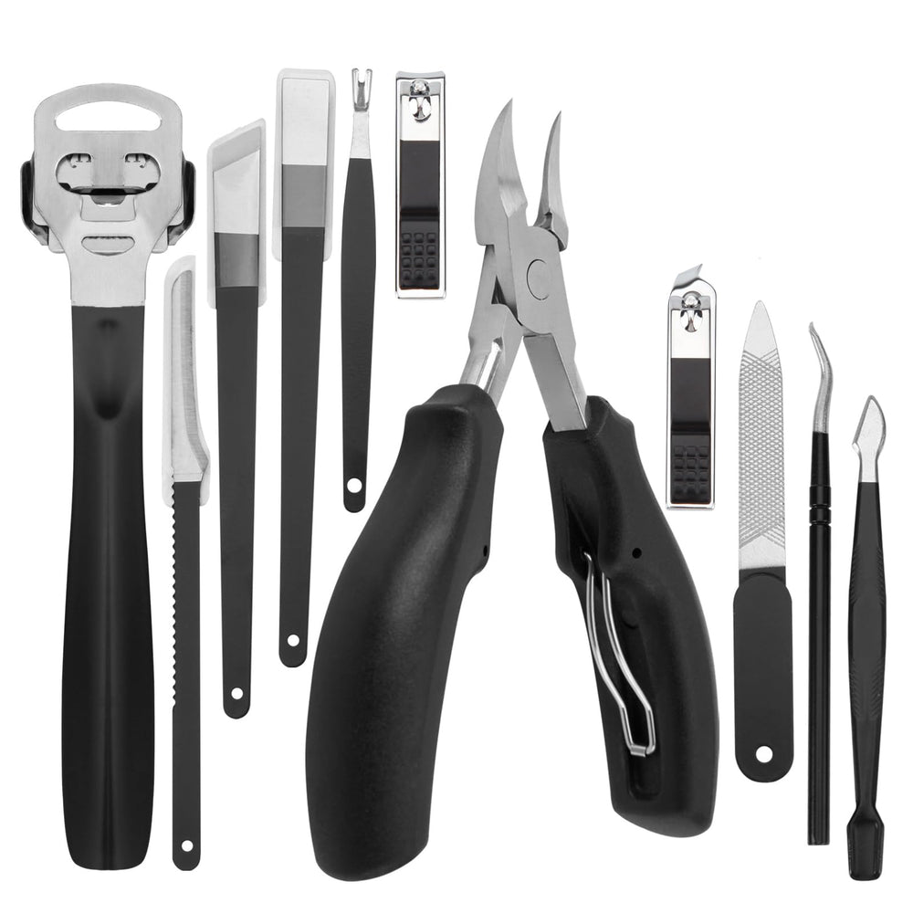 Kit d'outils YWEAUIV 11-en-1 pour ongles incarnés, précision à domicile.