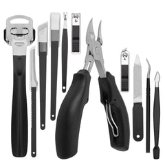 Kit d'outils YWEAUIV 11-en-1 pour ongles incarnés, précision à domicile.