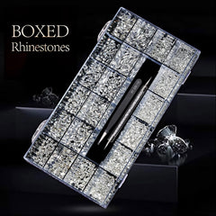Yzzseven cristaux K9 haute qualité pour un art d'ongles lumineux.