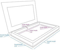 Z Palette Grande magnétique intérieur optimisé pour rangement