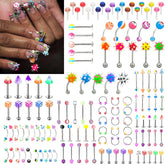 ZAKCBEAUR ensemble accessoire-ongles 130pcs pour styles variés et application facile
