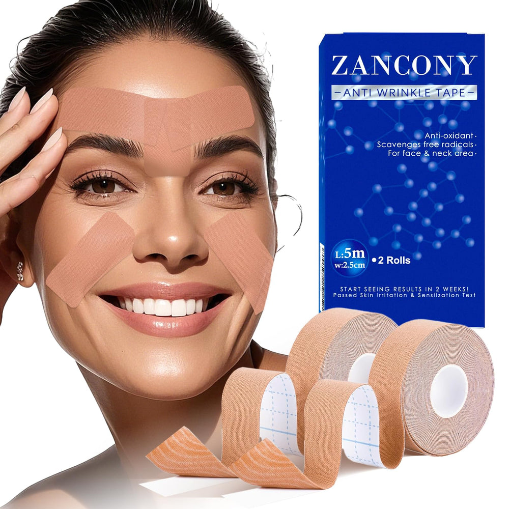 Bande visuelle Zancony en action pour l'application nocturne ciblée sur le visage