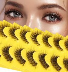 Cils Zanlufly avec bande invisible pour un look naturel.
