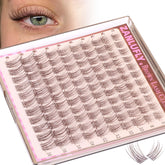 Zanlufly cils bruns ensemble naturel: regard doux et harmonieux.