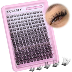 Les cils en clusters Wispy Zanlufly offrent un look naturel et léger au quotidien.