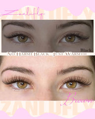 Effet 3D discret des cils brun Zanlufly pour un regard plus ouvert.