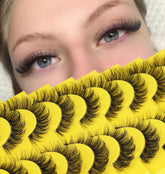 Cils zanlufly effet oeil de chat d-curly pour un regard allongé et glamour