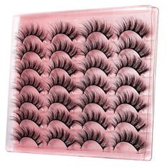ZANLUFLY faux-cils fait main avec bande souple pour un ajustement confortable.