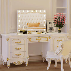 Miroir ZazaFi Hollywood avec 3 couleurs d’éclairage pour différentes ambiances.