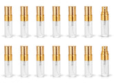 ZbFwmx: ensemble de bouteilles en verre 3 ml pour échantillons et voyages.