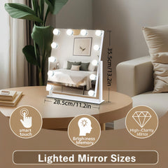 Miroir ZBOCAI, contrôle tactile rapide et pratique.