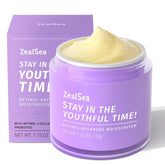 ZealSea Crème Rétinol visage flacon – hydratation nocturne et douceur.