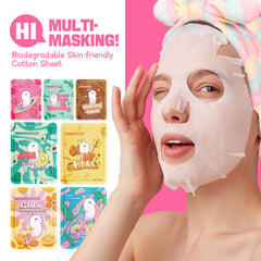 Masque ZealSea Thé Vert apaisant et rafraîchissant.