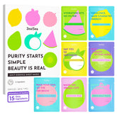 ZealSea Masque Visage Minimalisme: 15 ingrédients, soin doux et sûr pour tous types de peau.