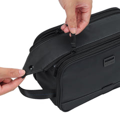 ZEEMO Trousse de toilette voyage homme — fermetures robustes et ouverture aisée.