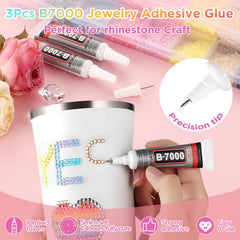 Colle B7000 transparente Zefy, adhérence nette sur divers supports.