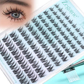 Cils manga Zegaine autocollants pour yeux, regard naturel prêt à l'emploi.