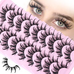 Cils Zegaine manga D-Curly œil-de-chat dramatique pour regard perçant et stylé