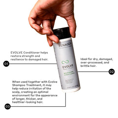 Zenagen Evolve convient à tous types de cheveux pour routine polyvalente